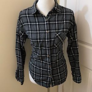 Brandy Melville Flannel Button Up | One Size